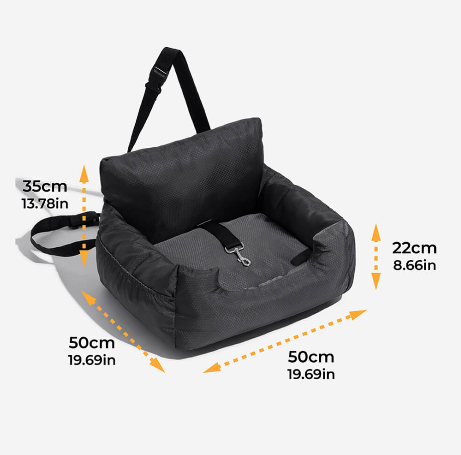Waterproof Travel Bolster Dog Car Seat Bed